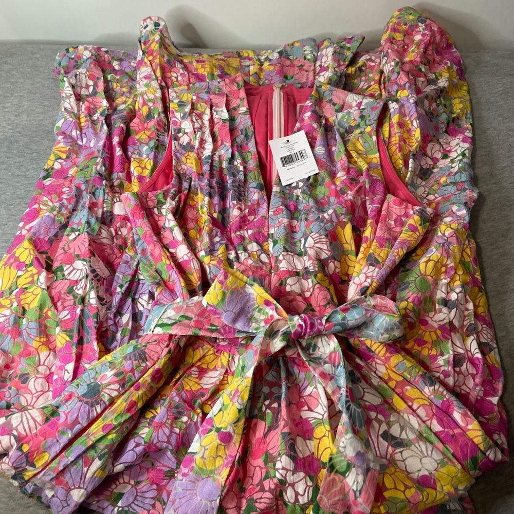 Kate Spade Floral Dots Burnout Dress